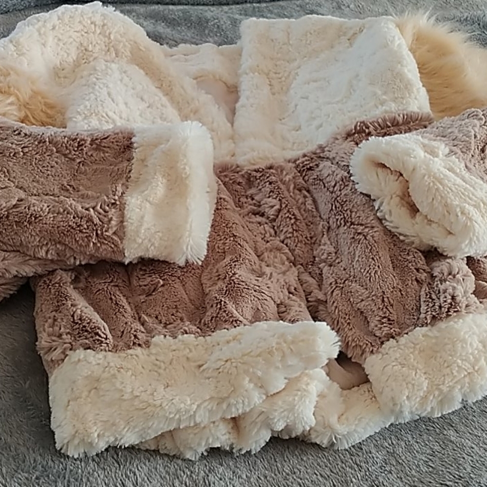 🧥Fun faux fur vintage Jacket, M - Picture 2 of 12